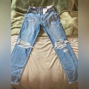 American Eagle Jeans, size 4, blown out blue, brand new with tags